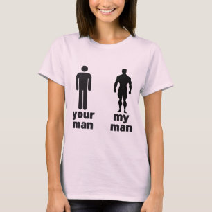 Camiseta SEU HOMEM contra MEU HOMEM