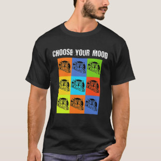 Camiseta Seu Humor Para Escolher   Tema de Gato Mal-Humorad