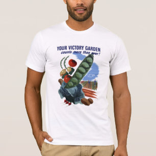 Camiseta Seu jardim de vitória conta mais do que nunca