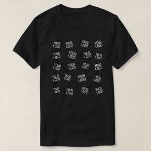Camiseta Seu logotipo ou imagem Modelo com aparência alea