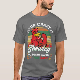 Camiseta Seu louco está aparecendo você pode menino