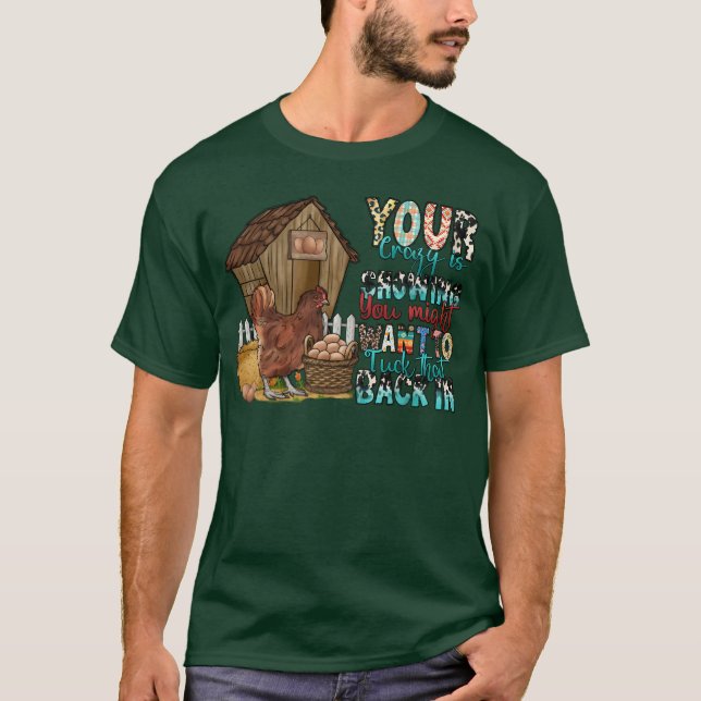 Camiseta Seu Louco está Aparecendo você pode querer Voltar  (Frente)