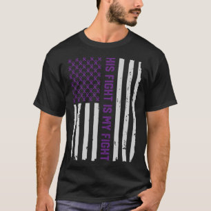 Camiseta Seu luta - a consciência Shir da epilepsia da