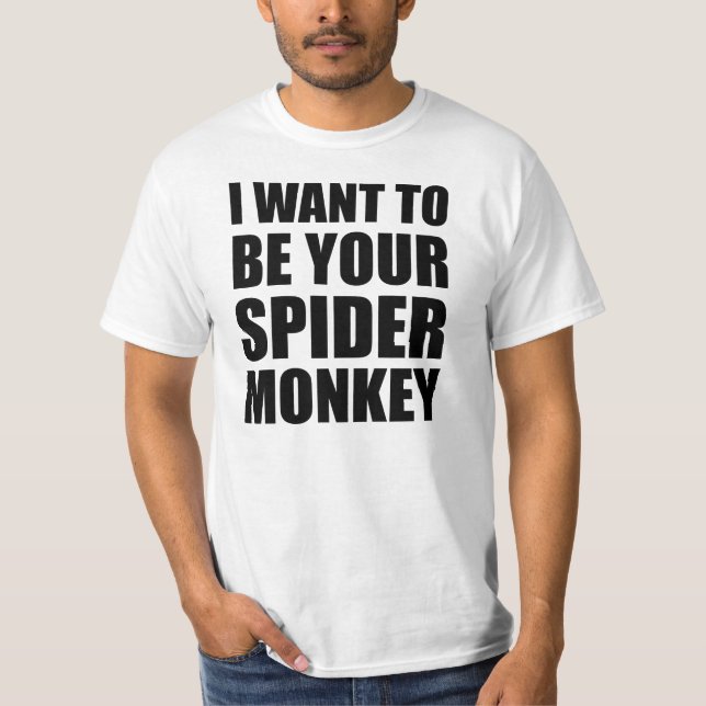 Camiseta Seu macaco de aranha (Frente)