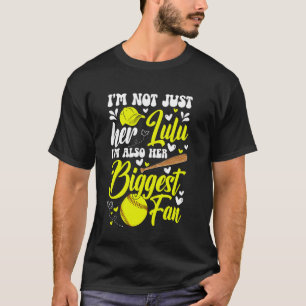 Camiseta Seu Maior Fã de Softball Lulu Uma Jogadora de Soft