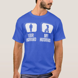 Camiseta Seu Marido Meu Marido Esposa Caratê engraçado