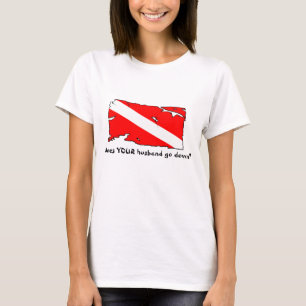Camiseta SEU marido vai para baixo?