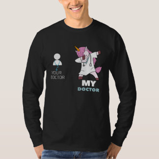 Camiseta Seu Médico Meu Médico Eu Médico Unicórnio