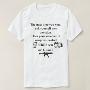 Camiseta Seu membro do congresso protege Crianças ou...