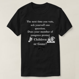 Camiseta Seu membro do congresso protege Crianças ou...