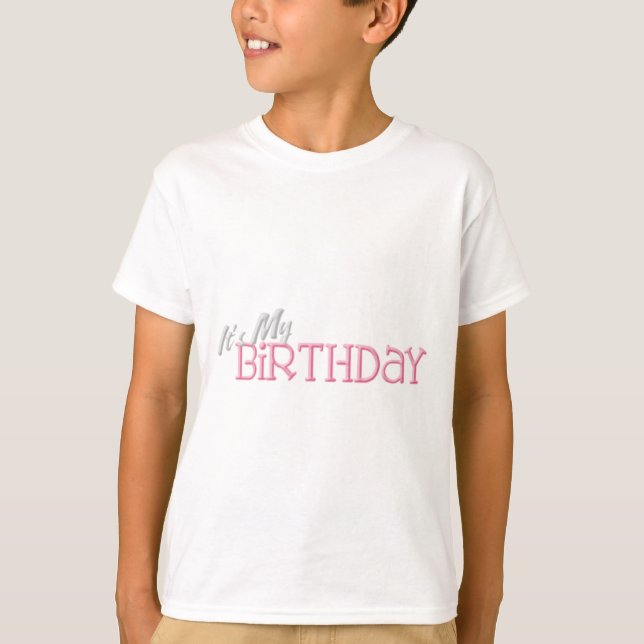 Camiseta Seu meu Birthaday (Frente)