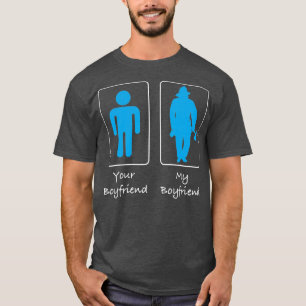 Camiseta Seu Namorado, Meu Bombeiro Namorado