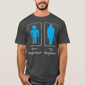 Camiseta Seu Namorado, Meu Bombeiro Namorado