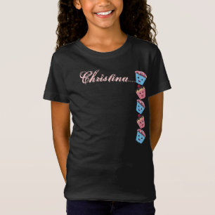 Camiseta Seu nome - Cupcakes Kawaii Cute