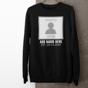 Camiseta Seu nome e idade da foto aqui