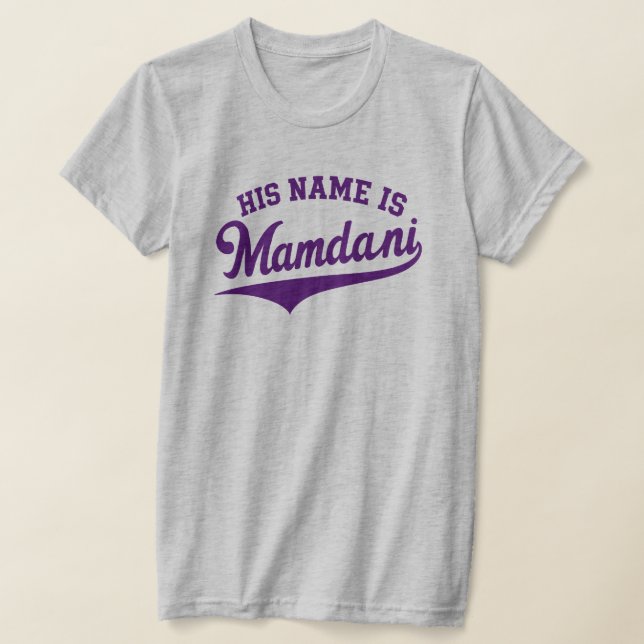 Camiseta Seu Nome é Zohran Mamdani Meme Prefeito de Nova Yo (Postura )