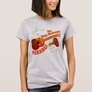 Camiseta (Seu nome opcional) Uma mulher Parang