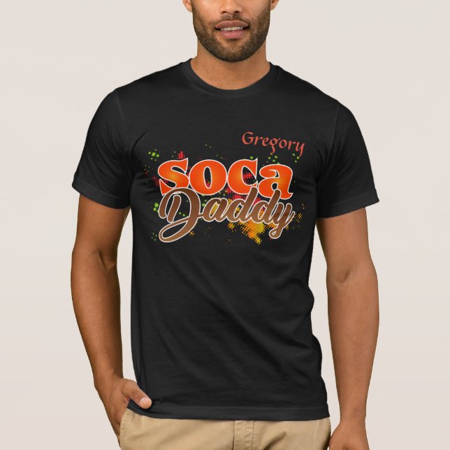 Camiseta (Seu Nome) Pai Soca (Frente)