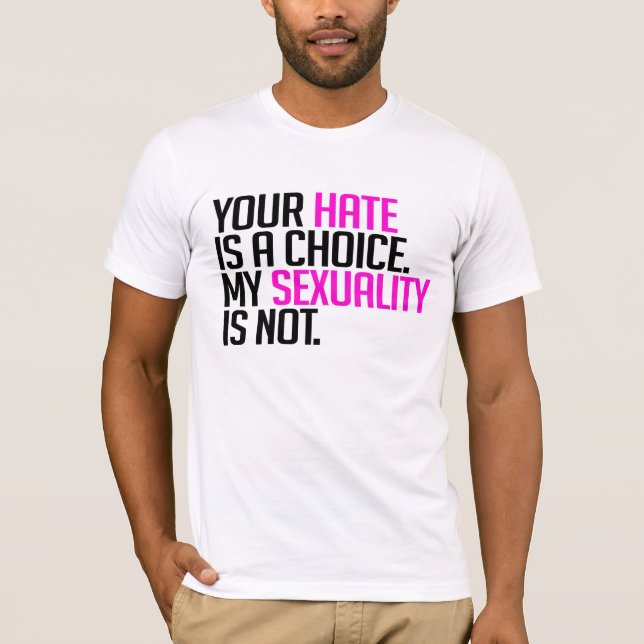 Camiseta Seu Ódio é uma escolha (Frente)