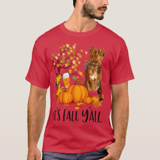 Camiseta Seu Outono Purebred American Pit Bull Terrier Hall