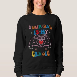Camiseta Seu pai é meu cardio vintage  ditado sarcástico