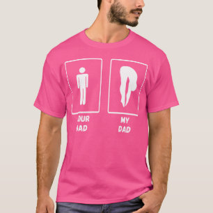 Camiseta Seu Pai Meu Pai Mergulhando Plataforma Springboard