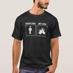 Camiseta Seu Pai Não Jogador De Tambor Meu Pai É Um Bateris