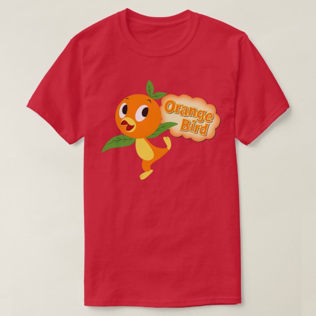 Camiseta Seu Pássaro Laranja (Frente do Design)