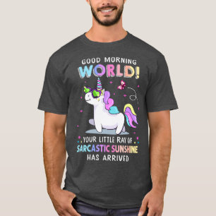 Camiseta Seu Pequeno Raio De Sol Sarcástico Chegou