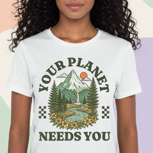 Camiseta Seu Planeta Precisa De Você