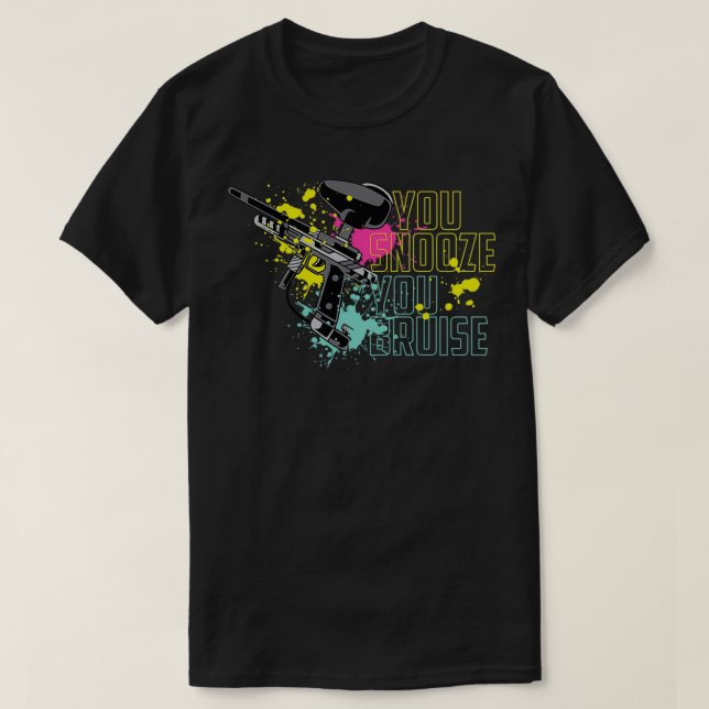 Camiseta Seu Presente De Jogador De Paintball Bruise (Frente do Design)