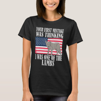 Camiseta Seu primeiro erro foi pensar que eu era um dos c