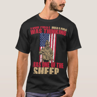 Camiseta Seu Primeiro Erro Foi Pensar Que Eu Era Um Dos S