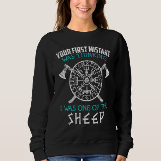 Camiseta Seu Primeiro Erro Viking Norueguês