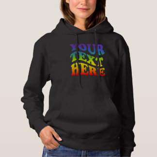 Camiseta Seu Texto Aqui Arco-íris Lgbtq Orgulho Lésbico Gay