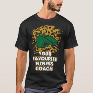 Camiseta Seu Treinador de Fitness Favorito Humor de Treina