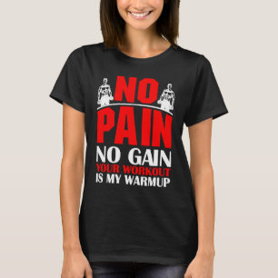 Camiseta Seu Treino É Meu Aquecimento Esportes Fitness Musc