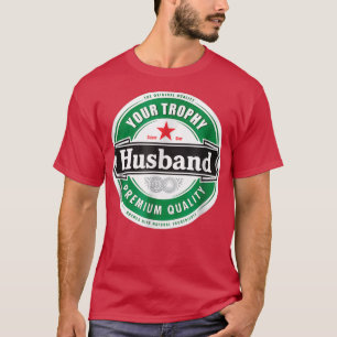 Camiseta Seu Troféu Marido Engraçado Casado