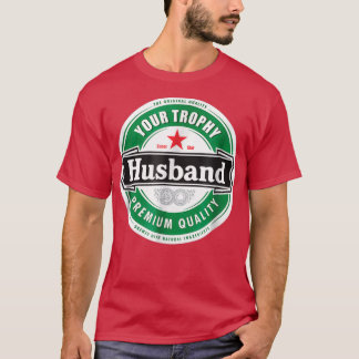 Camiseta Seu Troféu Marido Engraçado Casado