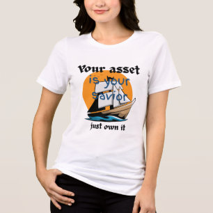 Camiseta Seu trunfo é o seu salvador - motivacional feminin