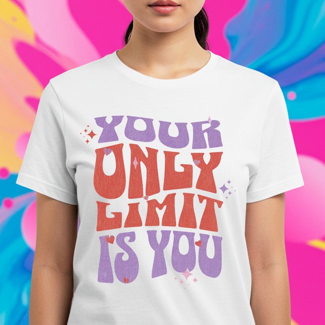 Camiseta Seu único limite é você (Criador carregado)