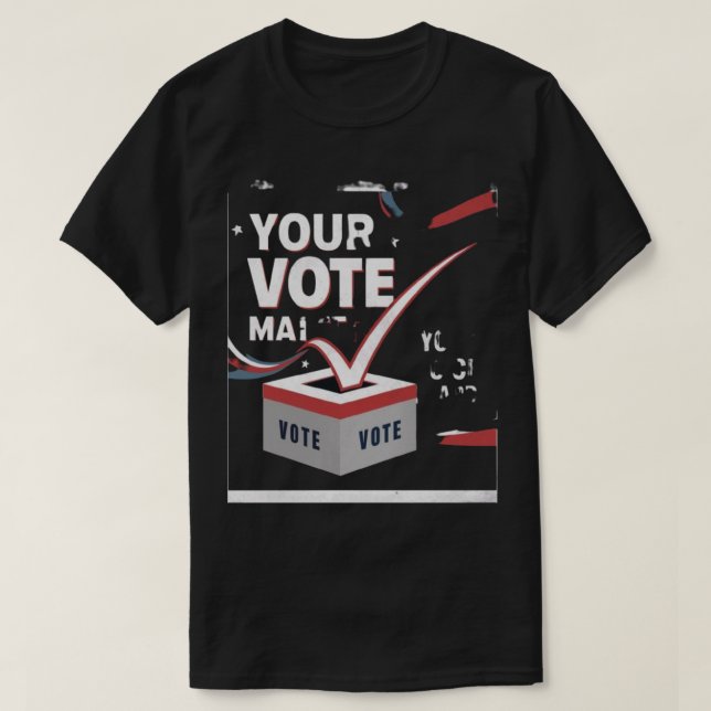 Camiseta seu voto é importante (Frente do Design)