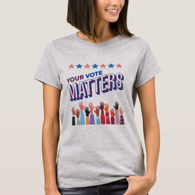 Camiseta Seu Voto Importa Eleição (Frente)