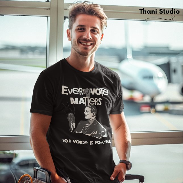 Camiseta Seu Voto Importa Eleição Branco Político Impresso (Criador carregado)