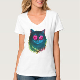 Camiseta seul com gatos