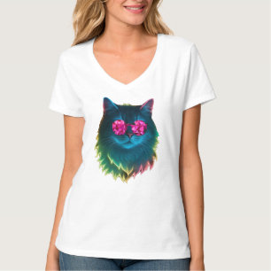 Camiseta seul com gatos