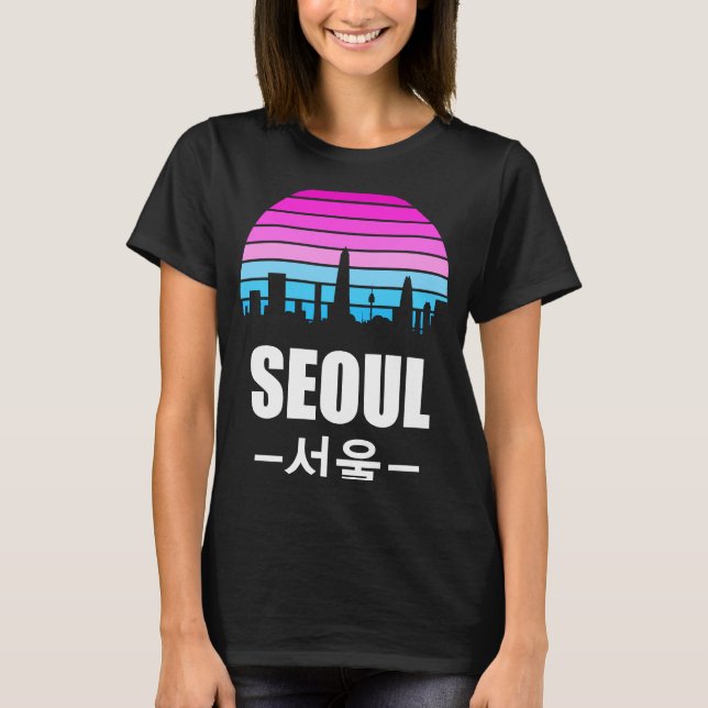 Camiseta Seul Coreia do Sul Sul-Coreano Kpop (Frente)