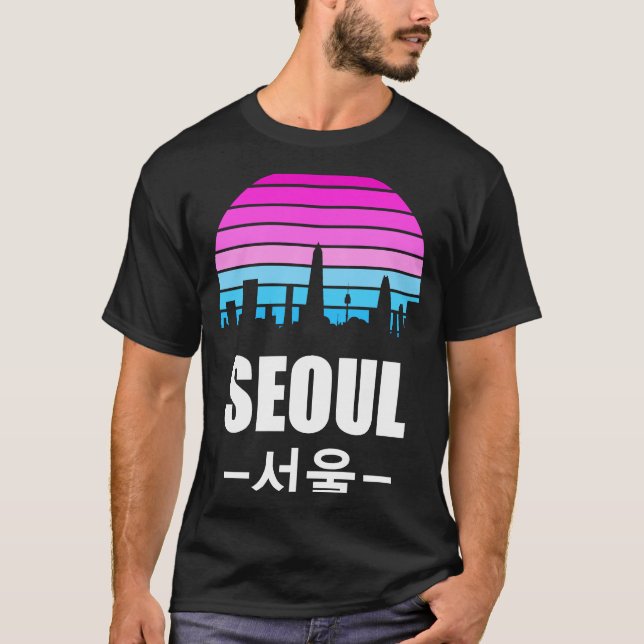 Camiseta Seul Coreia do Sul Sul-Coreano Kpop (Frente)