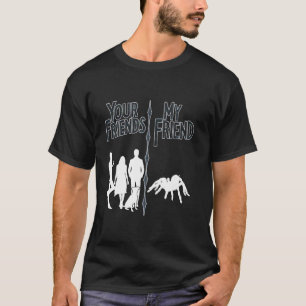 Camiseta Seus Amigos Meu Amigo Engraçado Apresentou o pet T