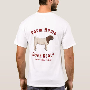 Camiseta Seus Caprinos Boer da Fazenda